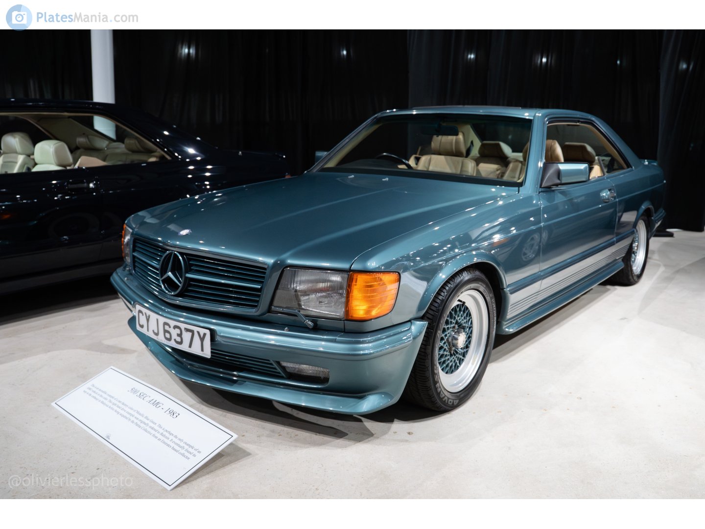 CYJ637Y, Mercedes-Benz S-Klasse 4th gen Coupé (C126), 1981–1991