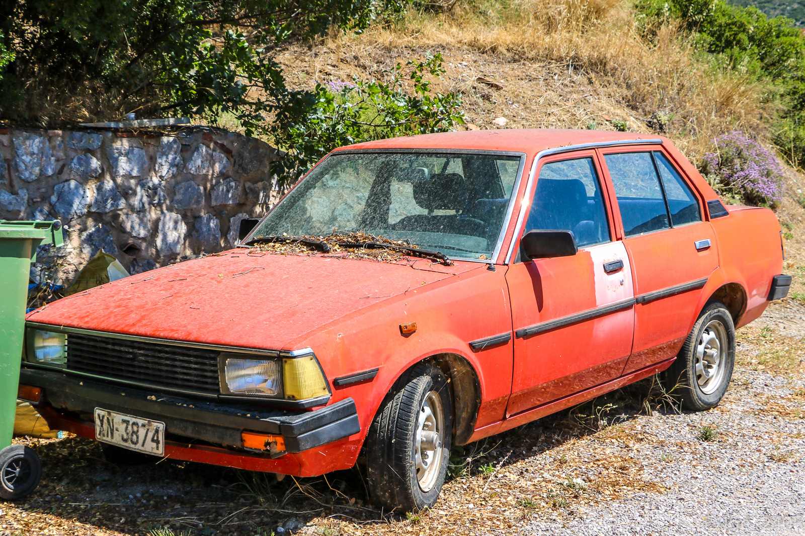 XN-3874, Toyota Corolla 4th gen Sedan (E70), 1979–1987