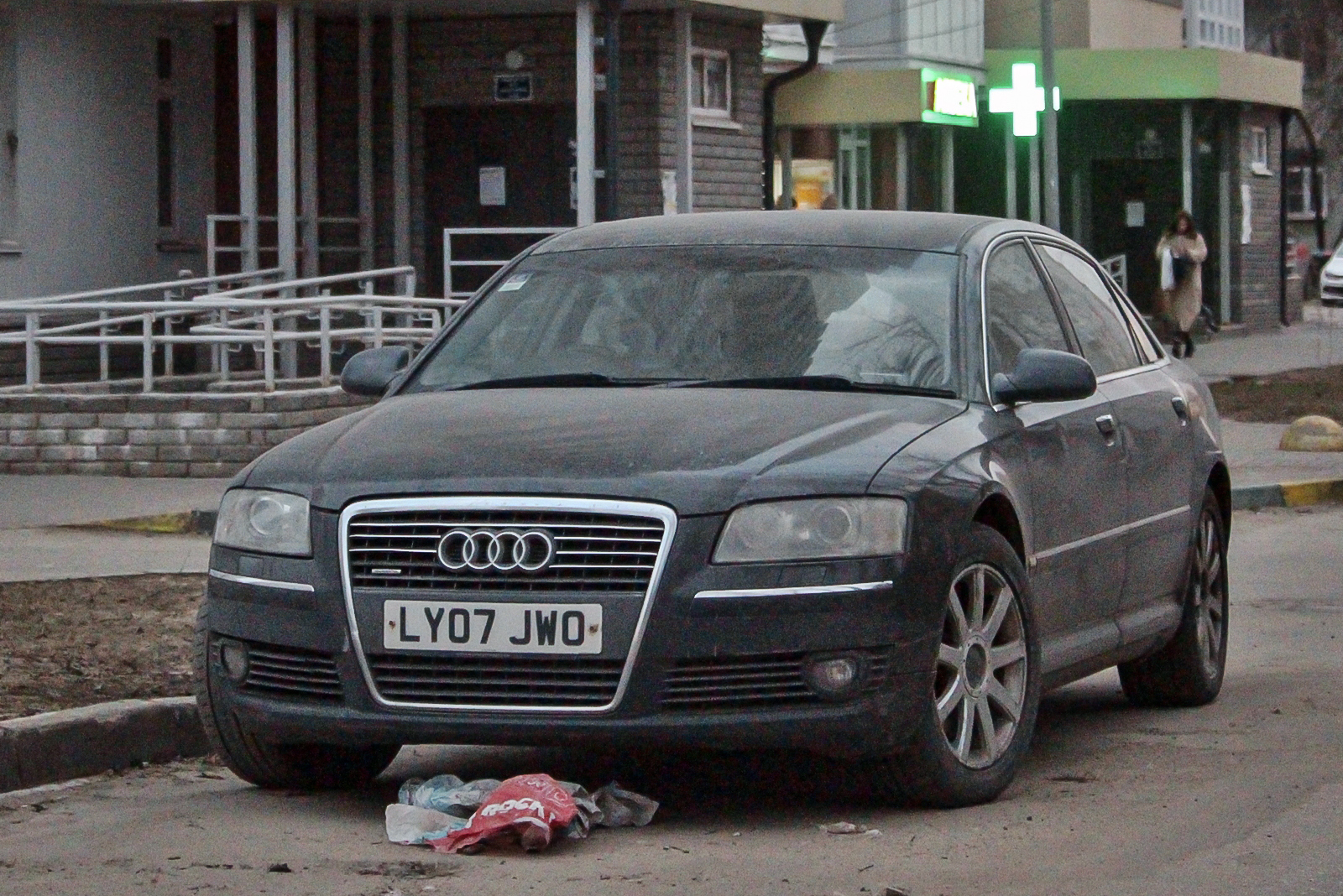 LY07JWO, Audi A8 2nd gen (D3/4E2/4E8), 2002–2010