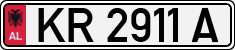 License plate of Albania, Cars (1993)