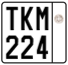 License plate of Greece, Motorcycles