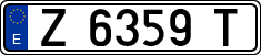 License plates of Spain, 1971 year series