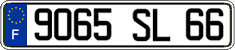 French license plate, FNI
