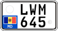 License plate of Moldova, Cars (2015)