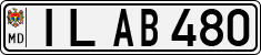 License plate of Moldova, Cars (1992)