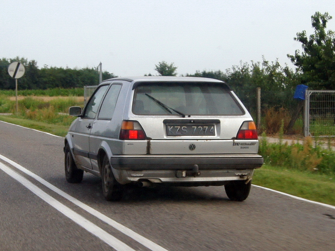 KZS 7274, Volkswagen Golf 2nd gen 3-door Hatch (19/1G), 1983–1992