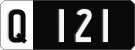 Queensland, Q Plates (Q 123456)