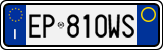 License plate of Italy, Cars (1994 year series)