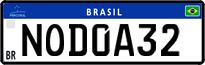 License plate of Brazil, Private owners (Mercosul)