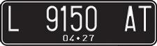 License plate of Indonesia, Regular plates