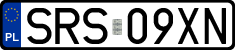 License plates of Poland, Regular car plates
