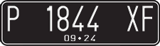 License plate of Indonesia, Regular plates