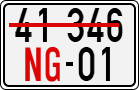 License plate of Vietnam, Diplomatic
