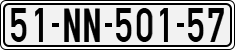 License plate of Vietnam, Diplomatic
