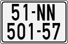 License plate of Vietnam, Diplomatic