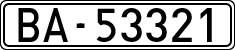License plates of Spain, 1900 year series