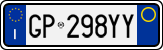 License plate of Italy, Cars (1994 year series)