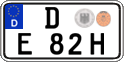 German license plate, Plates for oldtimers (type 