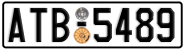 License plate of Greece, Cars