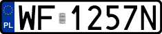 License plates of Poland, Regular car plates