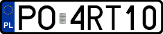 License plates of Poland, Regular car plates