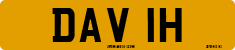 License plate of the United Kingdom, 1963 year system