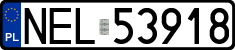 License plates of Poland, Regular car plates