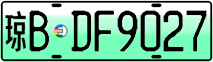License plate of China, Electric vehicles