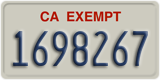 California, Exempt (1234567)