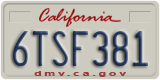 California, Passenger Car (1ABC234)
