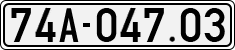 License plate of Vietnam, Cars