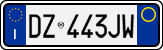 License plate of Italy, Cars (1994 year series)