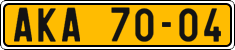 License plate of the Czech Republic, Commercial vehicles (1960)