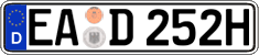 German license plate, Plates for oldtimers (type 