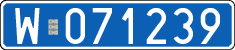 License plates of Poland, Diplomatic