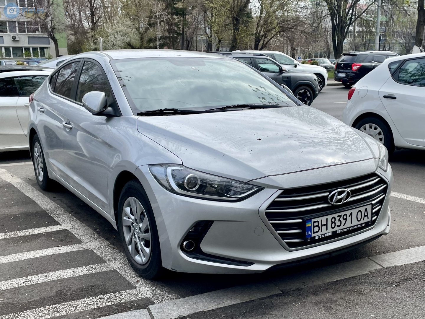 BH 8391 OA, Hyundai Avante 5th gen (AD), 2015–2018