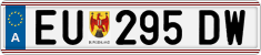 License plate of Austria, Regular plates