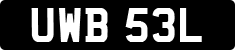 License plate of the United Kingdom, 1963 year system