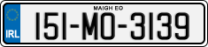 License plate of Ireland, Regular plates