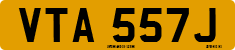 License plate of the United Kingdom, 1963 year system