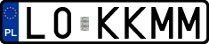 License plates of Poland, Vanity Plates