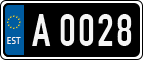 License plate of Estonia, Oldtimers