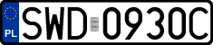 License plates of Poland, Regular car plates