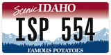 Idaho, Vanity Plates