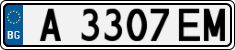 License plate of Bulgaria, Cars
