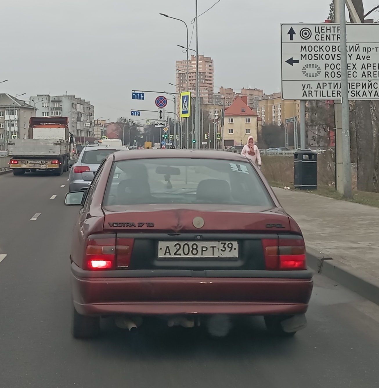 а 208 рт 39, Opel Vectra 1st gen Sedan (A; J89), 1988–1995