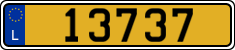 License plate of Luxembourg, Vanity Plates