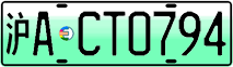 License plate of China, Electric vehicles