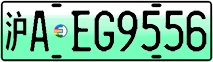License plate of China, Electric vehicles
