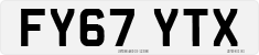 License plate of the United Kingdom, 2001 year system